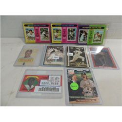 LOT 9 VARIOUS TYPE BASEBALL CARDS: PROMOS, 25TH YR
