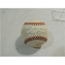 RAWLINGS BASEBALL AUTOGRAPHS 500 HOME RUN CLUB COA