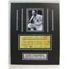 Image 1 : MATTED BASEBALL PHOTO & FACSMILE CHECK LOU GEHRIG