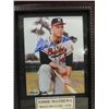 Image 2 : 7X9 BASEBALL PHOTO AUTOGRAPH EDDIE MATHEWS COA