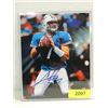 Image 1 : 8X10 FOOTBALL PHOTO AUTOGRAPHED CHAD HENNE COA