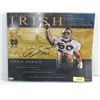 Image 1 : 20X16 COLLEGE FOOTBALL POSTER AUTOGRAPH ZORICH COA