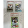 Image 1 : LOT 3 PSA GRADED TOPPS FOOTBALL CARDS: 1986 #80,