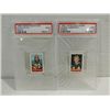 Image 1 : LOT 2 1969 TOPPS FOUR IN ONE GRADED FOOTBALL CARD: