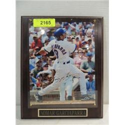 10X13 BASEBALL PHOTO AUTOGRAPH NOMAR GARCIAPARRA