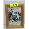 Image 1 : 6X8 FOOTBALL PHOTO AUTOGRAPHED ZACH THOMAS
