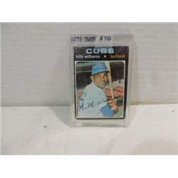 1971 TOPPS #350 BASEBALL CARD BILLY WILLIAMS