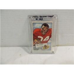 1952 BOWMAN #83 FOOTBALL PLAYER CARD JOE PERRY
