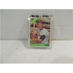 1966 TOPPS #132 BASEBALL CARD ORLANDO CEPEDA