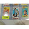 Image 2 : LOT 9 VINTAGE 1960S & 70S TOPPS BASKETBALL CARDS