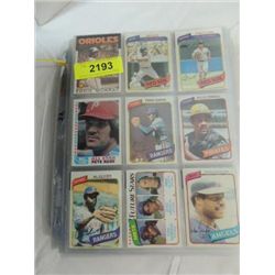 LOT 288 1980S & 90S MIXED MAKER BASEBALL CARDS