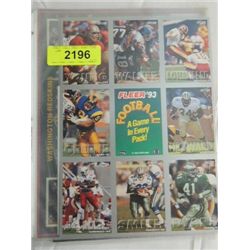 LOT 6 VARIOUS MAKERS 1990S FOOTBALL PROMO SHEETS