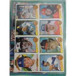 LOT 10 VARIOUS MAKERS 1990S BASEBALL PROMO SHEETS