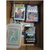 Image 3 : BOX LOT OF VARIOUS SPORTS PLAYER CARDS: BASEBALL,