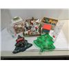 Image 1 : LOT 34 CERAMIC & GLASS HOLIDAY BELLS &
