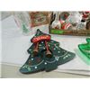 Image 2 : LOT 34 CERAMIC & GLASS HOLIDAY BELLS &