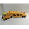 Image 1 : VINTAGE NYLINT PRESS METAL SEMI CAB & CAR TRAILER