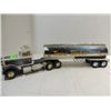 Image 1 : VINTAGE NYLINT PRESS METAL CAB & TANKER TRAILER