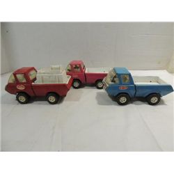 LOT 3 VINTAGE 1970S TONKA TRUCKS