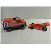 Image 1 : VINTAGE TONKA PRESS METAL VAN & AJ FOYT INDY CAR