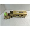 Image 2 : VINTAGE STRUCTO PRESS METAL SEMI CAB & HORSE VAN