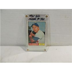 1961 TOPPS #460 BASEBALL PLAYER CARD GIL HODGES