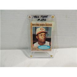 1962 TOPPS #396 BASEBALL CARD FRANK ROBINSON