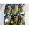 Image 1 : LOT 6 1996 HASBRO STAR WAR ACTIONS FIGURES: ASP-7,