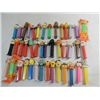 Image 1 : LOT 40+ VINTAGE ASSORTED CHARACTERS PEZ  DISPENSER