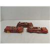 Image 1 : LOT 3 VINTAGE HARD RUBBER TOYS FIRE TRUCKS