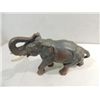 Image 2 : VINTAGE LARGE DIE CAST ALUMINUM ELEPHANT NO MAKER
