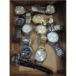 LOT 10 MENS QUARTZ WRIST WATCHES:ROSRA, XINGYE,