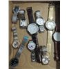 Image 1 : LOT 10 MENS QAURTZ WRIST WATCHES: VASIA, WOMAGE,