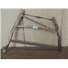 Image 1 : PRIMITIVE TREE TRIMMER WOOD FRAMED BACK SAW