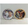 Image 1 : LOT 2 COMMEMORATIVE BASEBALL CHINA PLATES: MANTLE