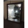 Image 1 : 33X27 VINTAGE ARTS & CRAFT MAHOGANY HALL MIRROR