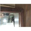 Image 2 : 33X27 VINTAGE ARTS & CRAFT MAHOGANY HALL MIRROR