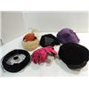 Image 1 : LOT 6 VINTAGE 1950S LADY'S PILL BOX STYLED HATS