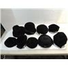 Image 1 : LOT 8 VINTAGE 1950S & 60S LADYS BLACK EVENING HATS