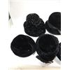 Image 2 : LOT 8 VINTAGE 1950S & 60S LADYS BLACK EVENING HATS