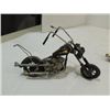Image 2 : LOT 6 DIE CAST & WIRE FRAME HARLEY-DAVIDSON CHOPPE