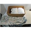 Image 1 : LOT 3 VINTAGE (1) MACHINE MADE PATCH QUILT, 2 COVE