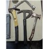 Image 2 : LOT 6 ASSORTED TOOLS: LUG NUT WRENCH, 4 HATCHETS,