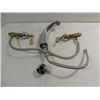 Image 1 : AQUADIS CHROME & BRASS KITCHEN FAUCET SET.