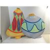 Image 1 : LOT 2 31" CHRISTMAS HOLIDAY WOOD YARD DECORATIONS,