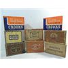 Image 1 : LOT 8 VINTAGE WOOD & CARDBOARD CIGAR BOXES: WOLF B