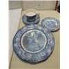 Image 2 : LOT 39 STAFFORDSHIRE IRONSTONEWARE, LIBERTY BLUE C