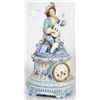 Image 2 : French Figural Bisque Clock Set