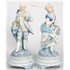 Image 7 : French Figural Bisque Clock Set