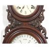 Image 4 : BB Lewis No. 6 Double Dial Calendar Clock